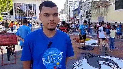 Corpus Christi: Gustavo Cavalcante, do Movimento Jovem, fala sobre decorações dos tapetes