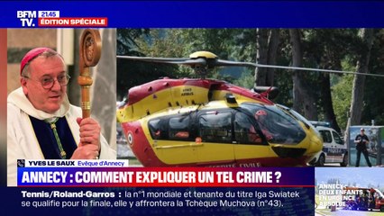 Attaque au couteau à Annecy: "Tenter de tuer au nom de dieu est une perversion absolue", pour l'évêque d'Annecy