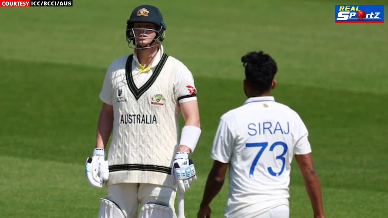 Steve Smith से भिड़े Siraj, गुस्से में बल्लेबाज पर फेंकी गेंद | Mohammed Siraj Steve Smith Fight