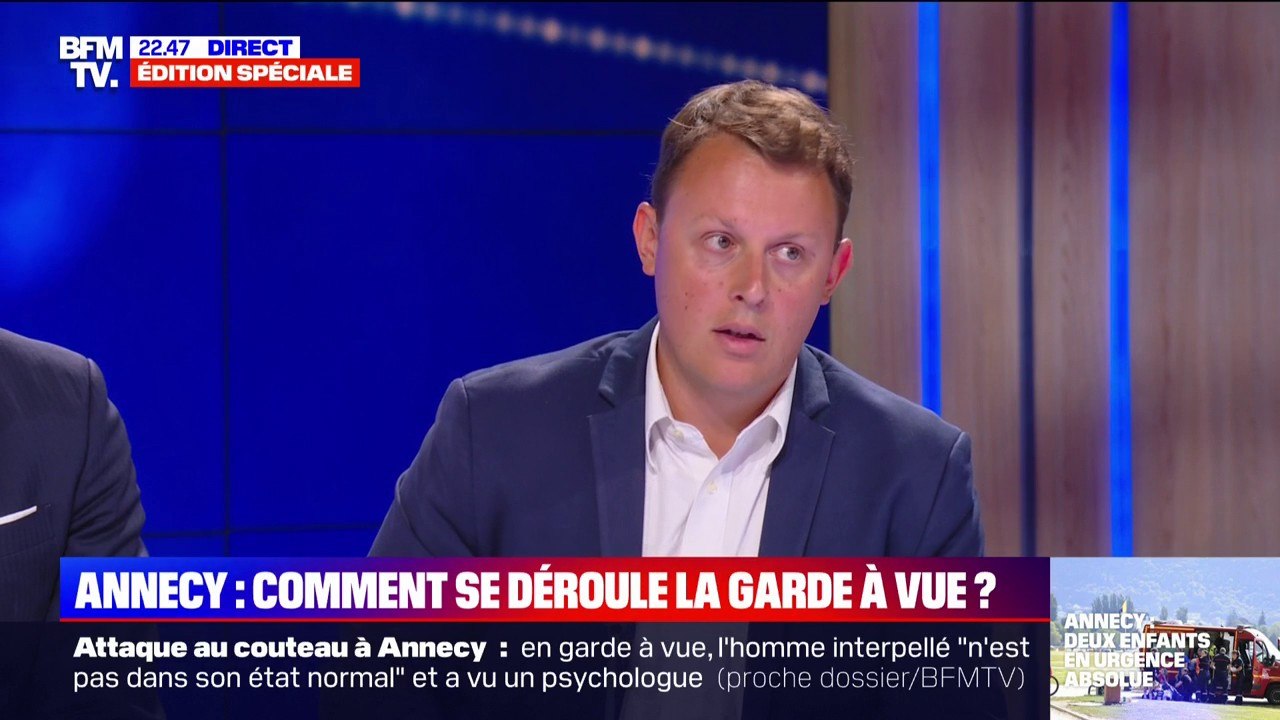 Annecy: Alexandre Rodde (spécialiste du terrorisme et des tueries de masse) pointe le profil "de gens qu'on ne connait pas" à l'origine des attaques d'ampleur récentes