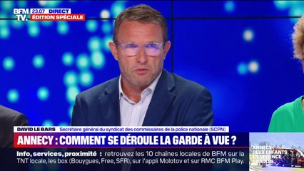 Attaque au couteau à Annecy: "C'est la prérogative du parquet antiterroriste de se saisir ou pas", explique David Le Bars (SCPN)