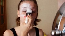 Guy Fawkes mask makeup tutorial