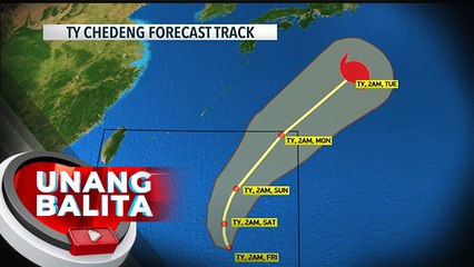 Bagyong #ChedengPH, mataas pa rin ang tsansang lumihis at hindi mag-landfall sa bansa - Weather update today as of 6:08 a.m. (June 9, 2023)| UB