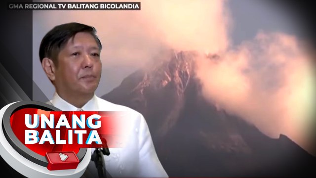 PBBM, tiniyak na nakabantay ang gobyerno sa aktibidad ng Bulkang Mayon at Bulkang Taal | UB