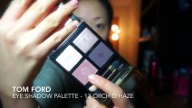 2015 New Year Burgundy MONOEYELID Makeup Tutorial    Tom Ford 13 Eye shadow palette