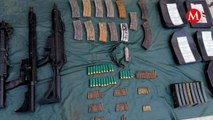 Aseguran armamento, drogas y vehículos en Michoacán