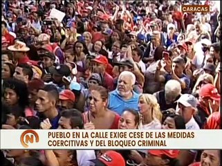 Gobierno Bolivariano y el Poder Popular exigen cese del bloqueo económico