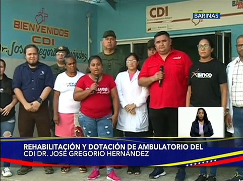 Barinas | Rehabilitan y dotan de insumos médicos CDI Dr. José Gregorio Hernández en Sabaneta