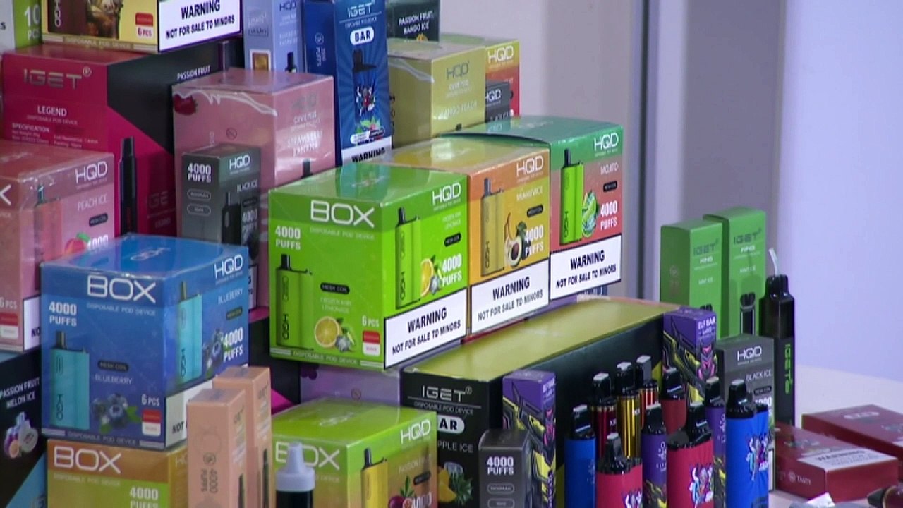 Vaping crackdown targets suppliers and retailers of illegal e-cigarettes