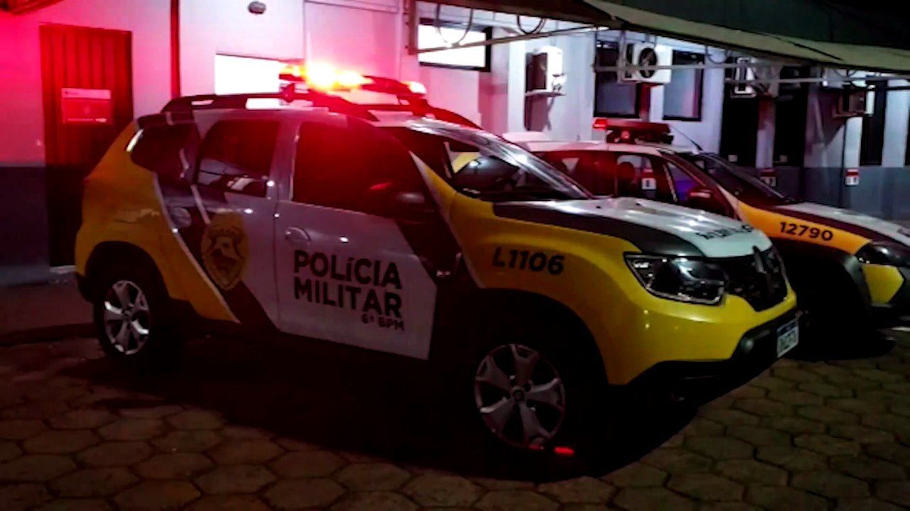 Homem é detido após agredir a esposa e resistir a prisão em Santa Tereza do Oeste