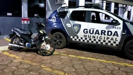 Casal é detido no Universitário com moto furtada em 2018