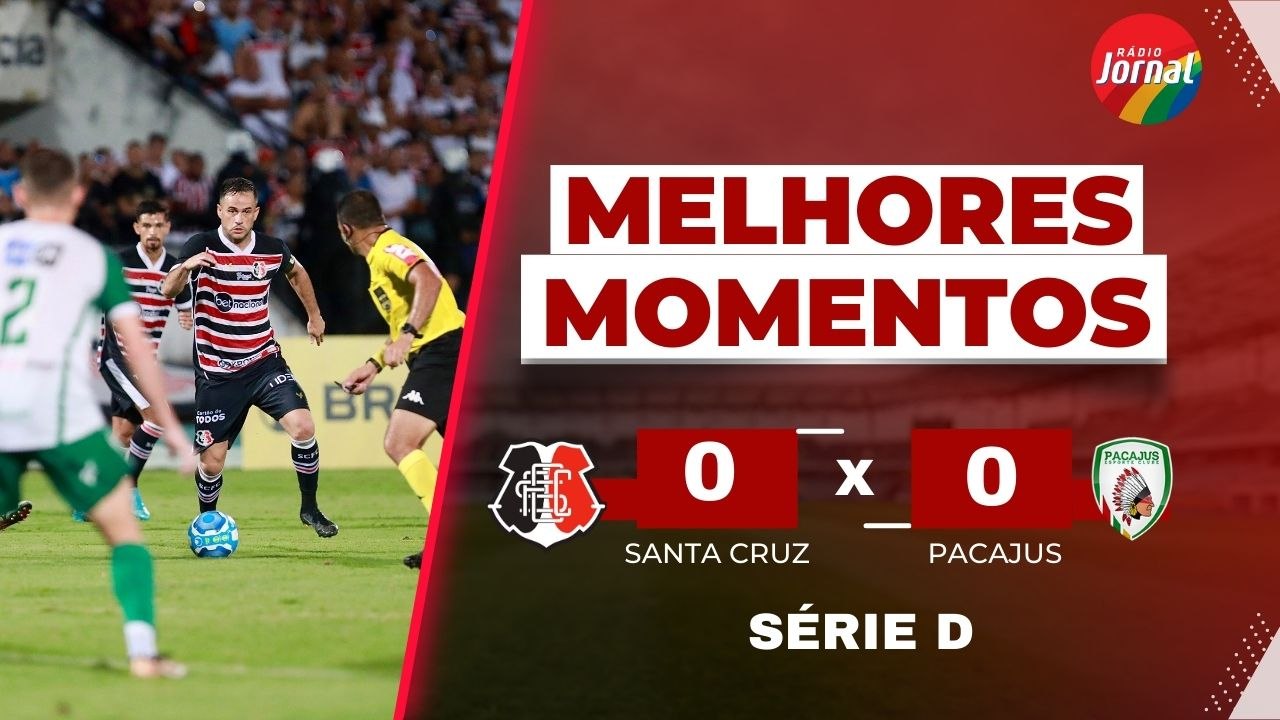 SANTA CRUZ 0 X 0 PACAJUS - MELHORES MOMENTOS - SÉRIE D - 08 06 2023