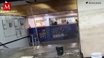 Techo de estación Eugenia del Metro se desploma