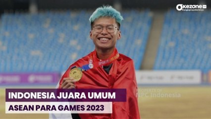 Indonesia Segel Juara Umum ASEAN Para Games 2023, Menpora Dito: Suatu Kebanggaan!