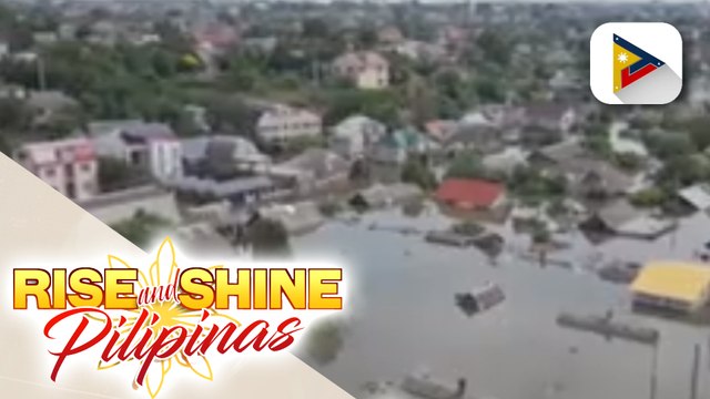 Ukrainian Pres. Zelensky, binisita ang mga binahang lugar matapos masira ang Kakhovka Dam