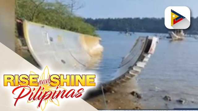 Isang unidentified metal object na may Chinese markings, natagpuan ng mga mangingisda sa Morong, Bataan