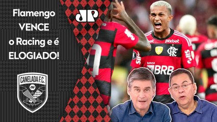 "NÃO É FÁCIL FAZER o que o Flamengo FEZ! Ganhou do Racing, e o Sampaoli..." 2 a 1 é ELOGIADO!