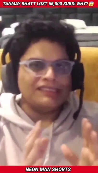 Tanmay Bhat LOST 65,000 SUBS! Why?| Tanmay Bhat Reaction News Shorts Facts #shorts