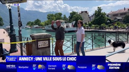 Après l'attaque au couteau, les habitants de la ville d'Annecy sont sous le choc