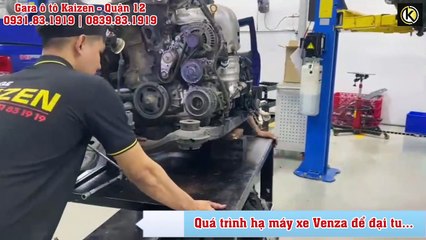 Quá Trình Đại Tu xe Toyota Venza tại Gara Kaizen Quận 12