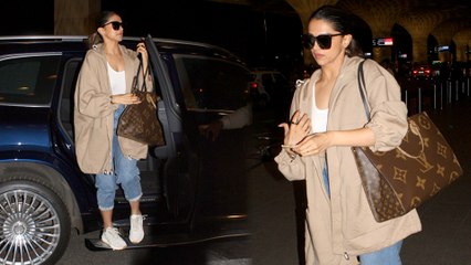 Deepika Padukone Papped In Classy Look At Airport