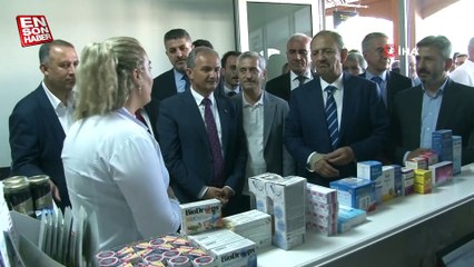 Mehmet Özhaseki Adıyaman'da yapılan konteyner çarşıyı ziyaret etti