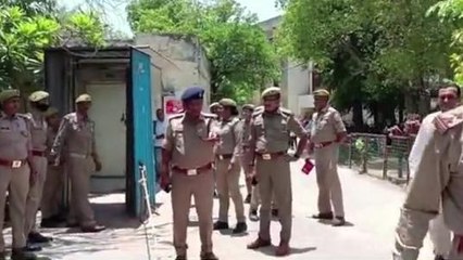 अंडरवर्ल्ड डॉन जीवा की मौत के बाद यूपी में दहशत, देखिए उन्नाव कोर्ट की सुरक्षा