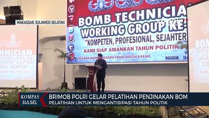 Antisipasi Tahun Politik, Brimob Polri Gelar Pelatihan Penjinakan Bom