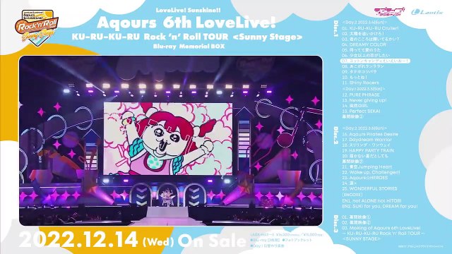Love Live! Sunshine!! Aqours 6th LoveLive! ~KU-RU-KU-RU Rock 'n' Roll TOUR~ ＜SUNNY STAGE＞ Bande-annonce (EN)