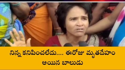 అనకాపల్లి జిల్లా: విశాఖలో బాలుడి కిడ్నాప్‌‌పై తల్లి అవేదన