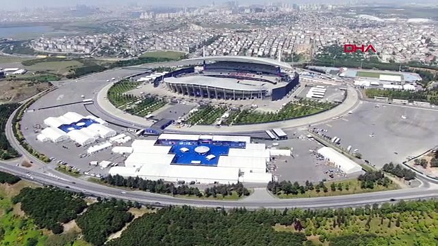 SPORTS Le stade olympique d'Atatürk vu du ciel avant la finale de la Ligue des champions