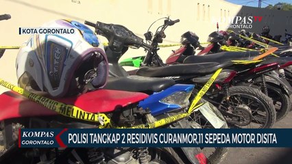 Polisi Tangkap 2 Residivis Curanmor, 11 Sepeda Motor Disita