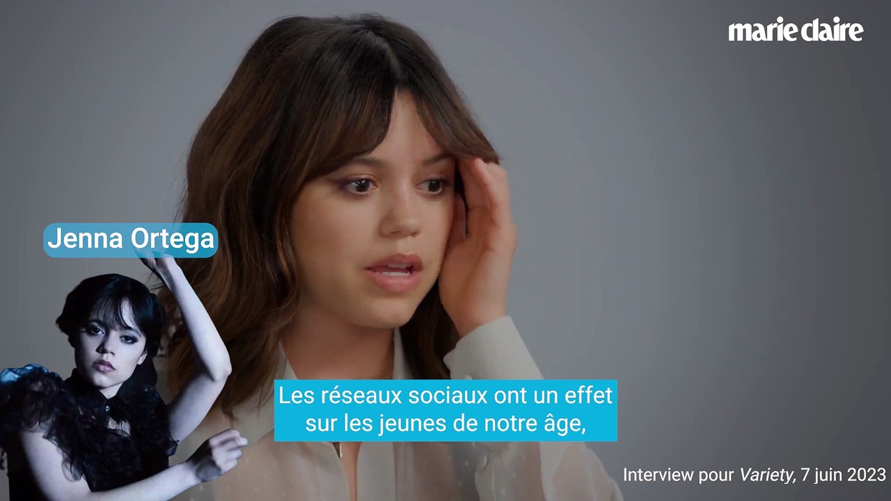 Jenna Ortega a abordé avec émotion la toxicité des réseaux sociaux