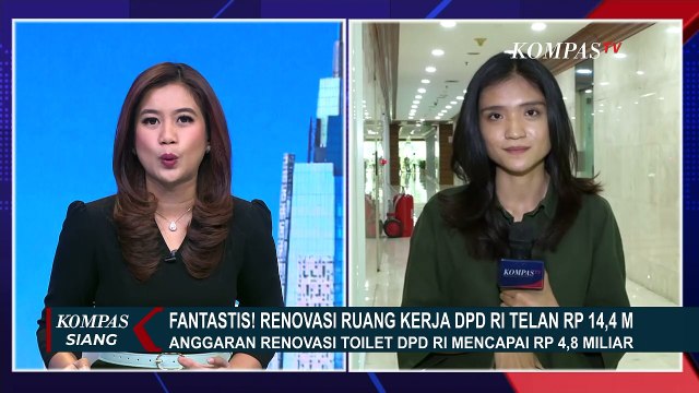 Fantastis! Renovasi Ruang Kerja DPD RI Kuras Dana Hingga Rp14,4 Miliar