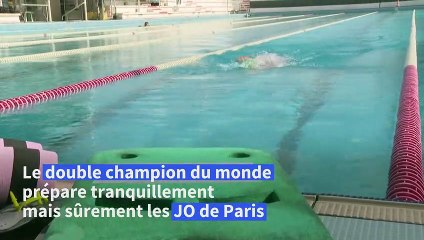 Natation: Léon Marchand "excité" mais "patient" avant les JO-2024 à Paris