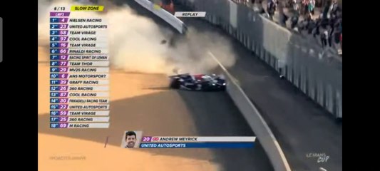 Road to Le Mans 2023 Race 1 Meyrick Big Crash
