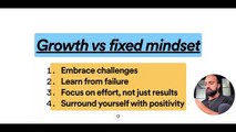 GROWTH VS FIXED MINDSET