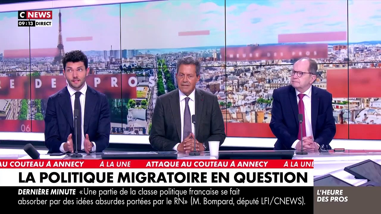 "Quand on n'est pas d'accord avec vous, on est un assassin !" : Laurent Joffrin s'emporte contre Pascal Praud sur CNews