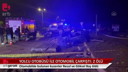 Zonguldak'ta yolcu otobüsü ile otomobil çarpıştı: İki kuzen öldü