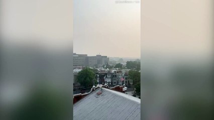 Washington, D.C. under blanket of smoky haze as effects of Canada wildfire spread across US