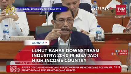 Luhut Bicara Downstream Industry: Saya Kira Tahun 2040 Kita Jadi High Income Country