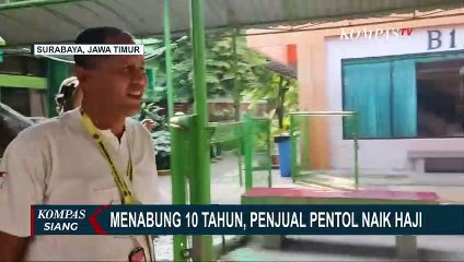 Menabung 10 Tahun, Penjual Pentol Asal Kediri Berangkat Haji