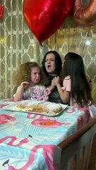 Girls Throw a Fit When Woman Blows Out Birthday Candles