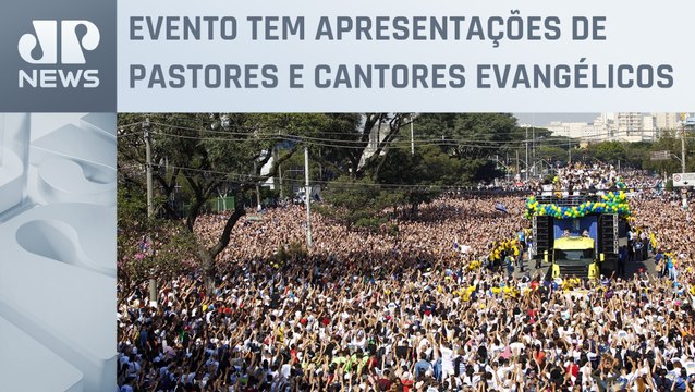 Milhares de fiéis tomam ruas de São Paulo na Marcha para Jesus