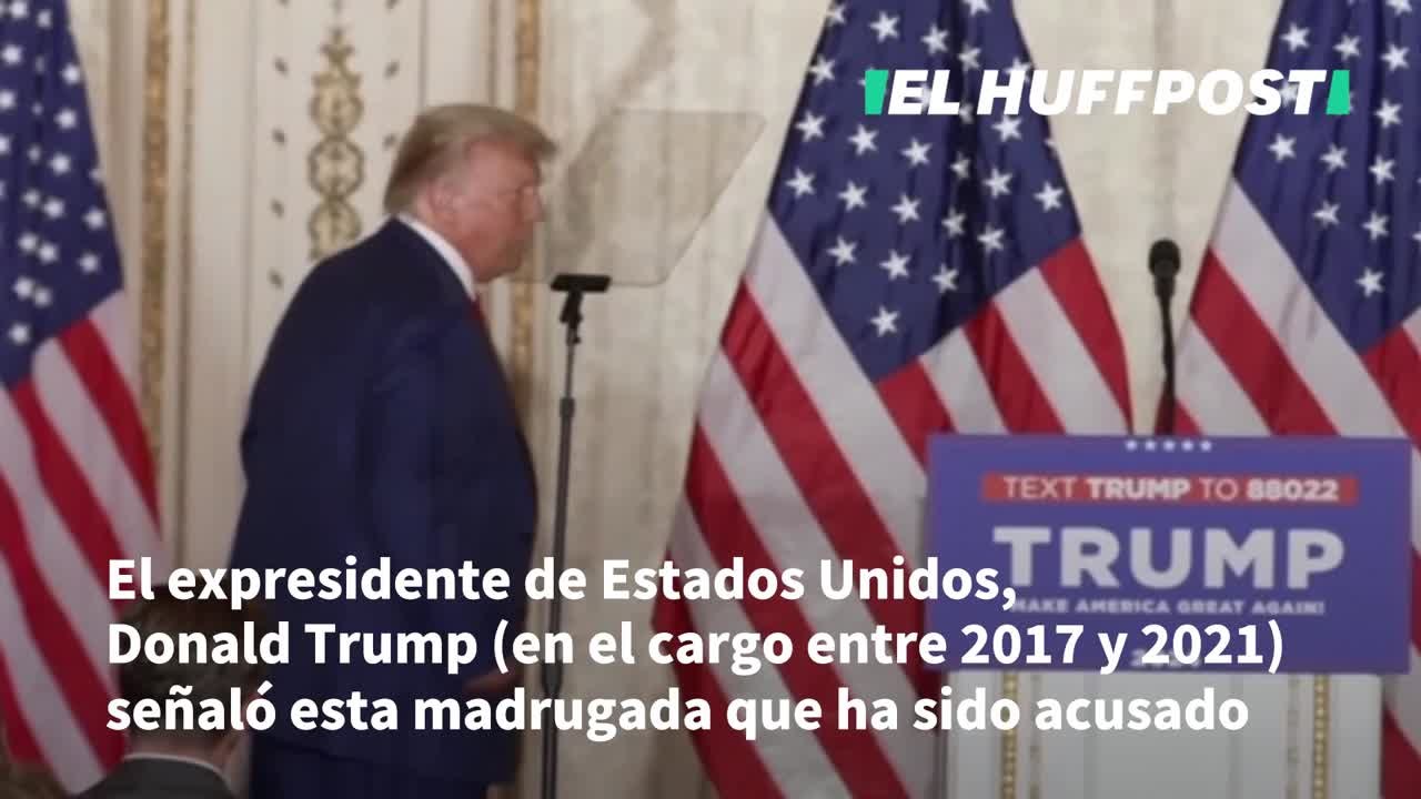 Trump, imputado por los documentos clasificados...