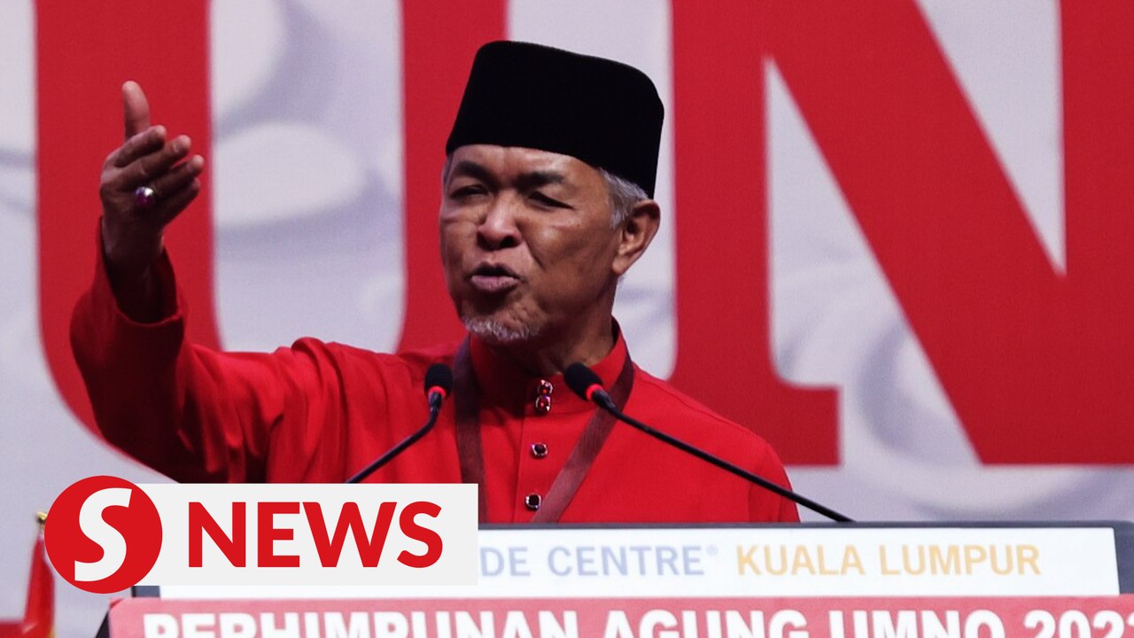Umno assembly: Give unity government a chance, says Zahid