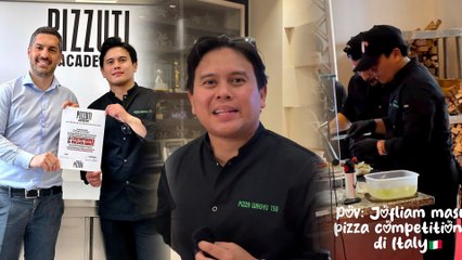 Jofliam keluar duit sendiri pergi Itali, suami Cik Epal sebak bergelar Chef Pizza