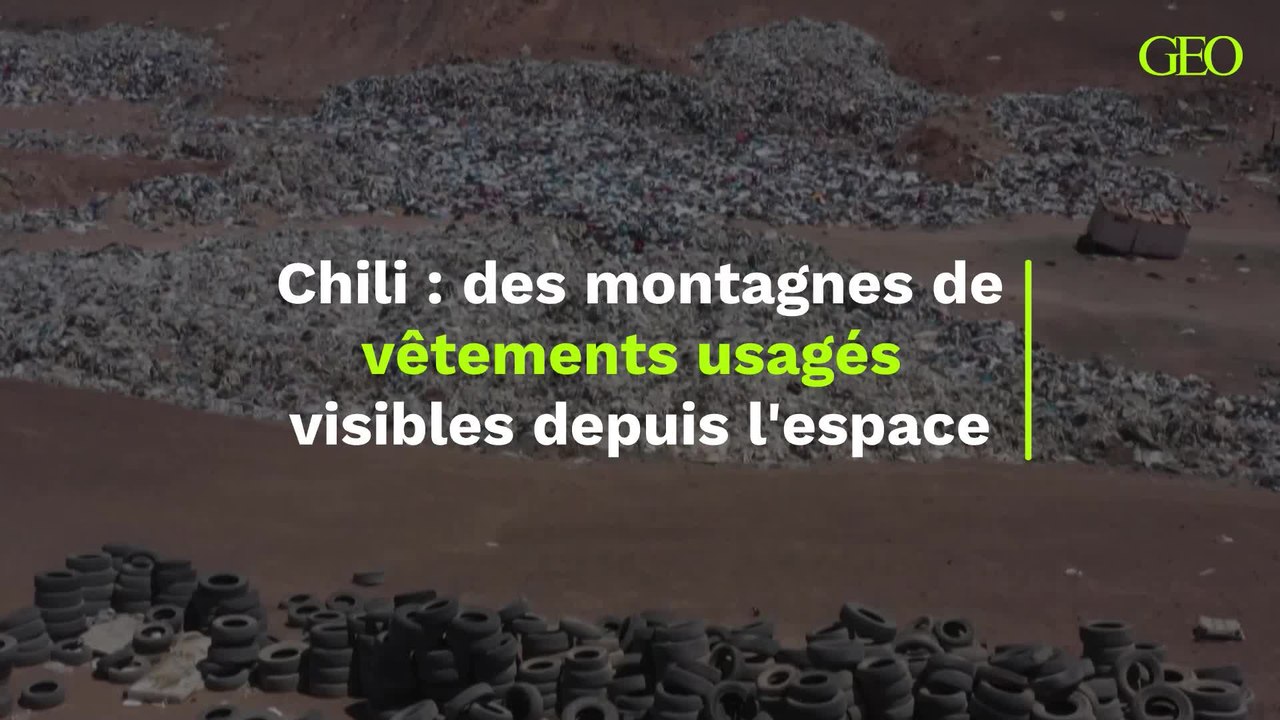 Chili : des montagnes de vêtements usagés visibles depuis l'espace