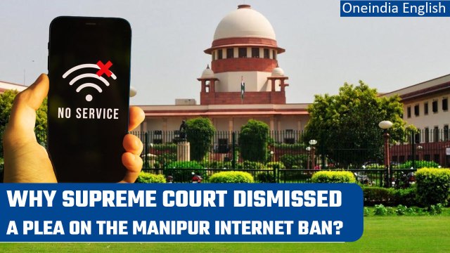 Manipur Violence: Supreme Court dismisses a plea on internet ban in the state | Oneindia News