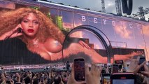 Apertura del concierto de Beyoncé